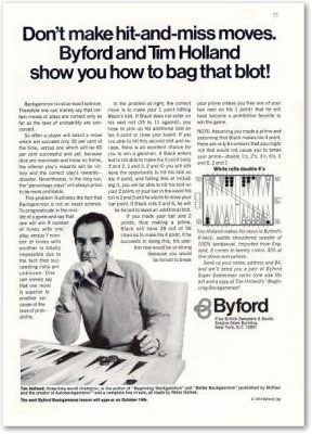 1974 - Tim Holland and Byford (part 5)