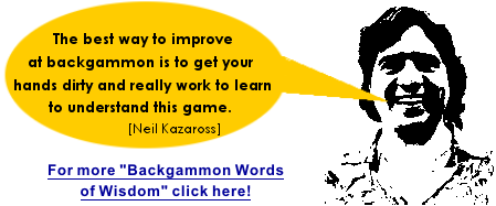 Backgammon Words of Wisdom